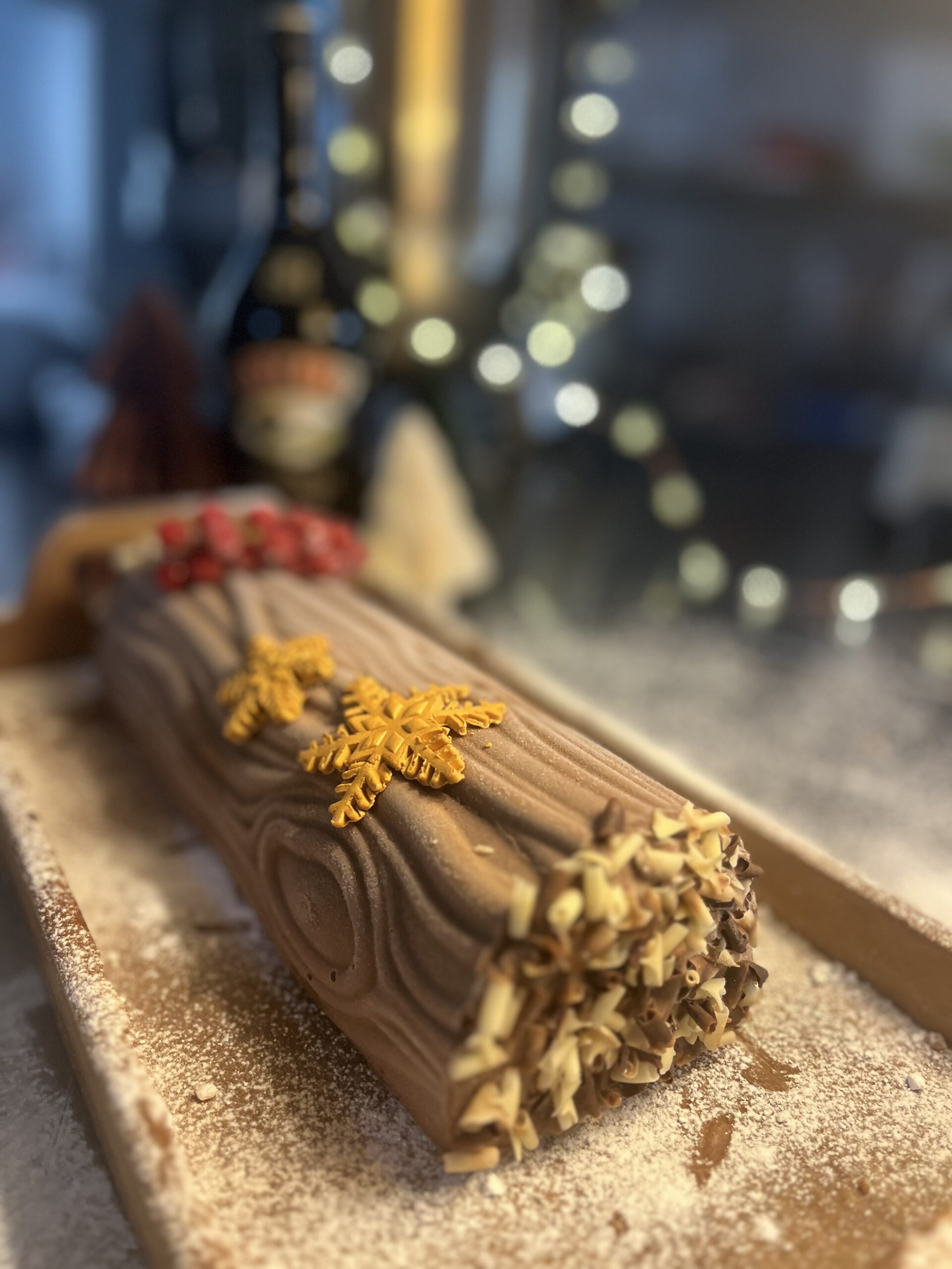 Yule Log - Vanilla & Raspberry Sorbet